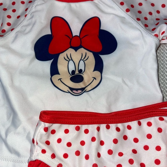 (3x$15) Disney baby swimsuit Minnie Mouse 3-6m - Picture 2 of 3